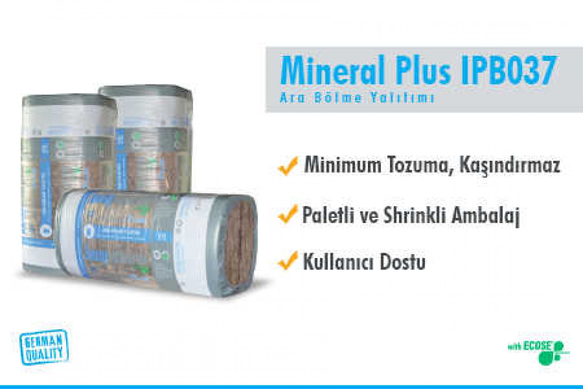 Ara Bölme Yalıtımı - Mineral Plus IPB037