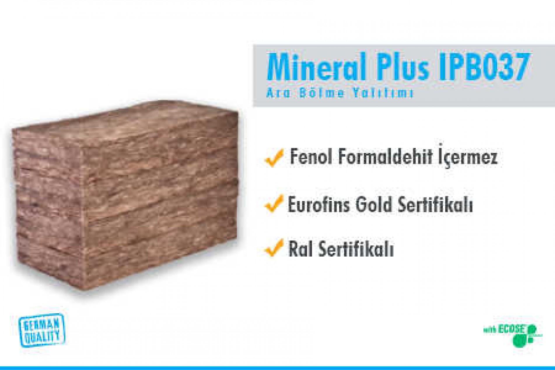 Mineral Plus IPB037 - Ara Bölme Yalıtımı