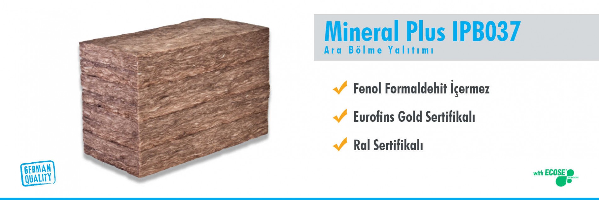 Mineral Plus IPB037 - Ara Bölme Yalıtımı